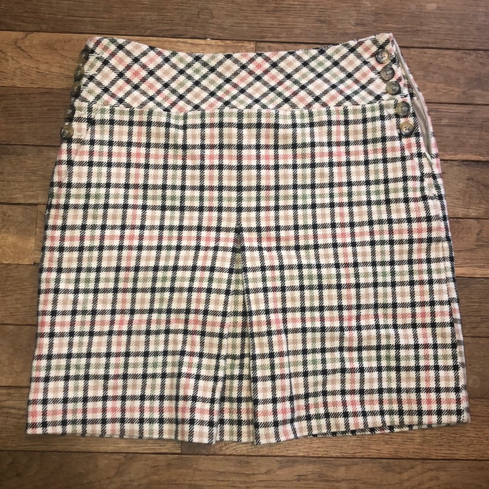 Ann Taylor Size 2 Plaid Skirt